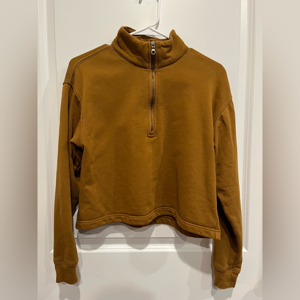 Girlfriend Collective 50/50 Half-Zip Sweatshirt